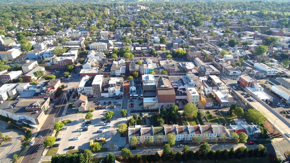 Aerial view Chester County